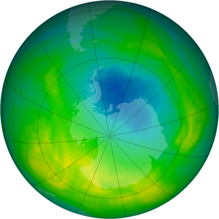 Ozone Map 1988-11-04